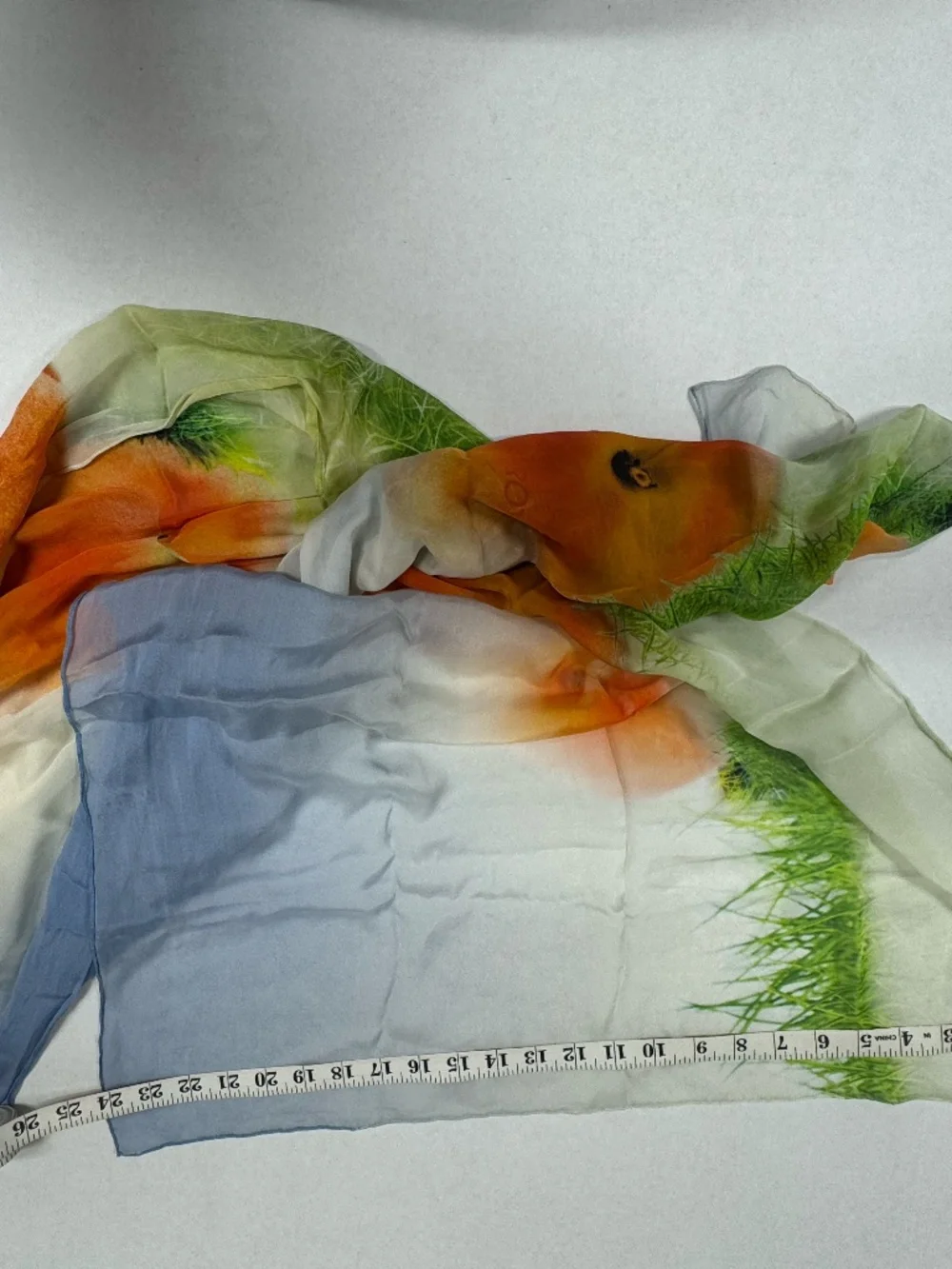 Edward Roth - New York -  Handmade Painted Silk Scarf - 78